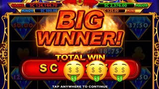 Big Win!! Landed the Diamond Feature on Imperial Koi $5 Bet | Chumba Casino