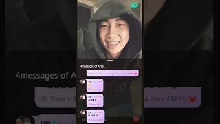 Rm live & Jimin comments 💜  #rm #jimin #namjoon #parkjimin #btsarmy #bts #บังทัน #btsshorts #live