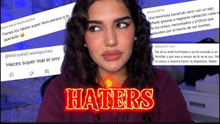 ASMR Reaccionando a COMENTARIOS de HATERS 😅