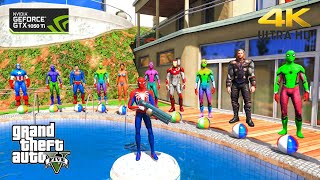 GTA 5 Epic Ragdolls RED SPIDERMAN VS MINION VS SUPER HERO (Euphoria Physics & Funny Fails)E.192