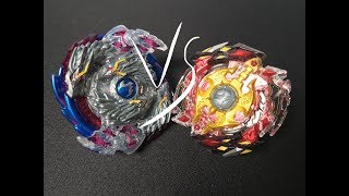 BeyBlade Burst Nightmare Longinus.Ds vs Legend Spriggan.7.Mr (Left Spin)