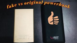 fake vs original powerbank