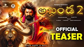 Akhanda-2 Official trailer | Balakrishna | Boyapati Srinu | Thaman S #NandamuriBalakrishna