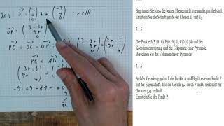 Abitur Mathematik Grundkurs Berlin Brandenburg 2020 Analytische Geometrie   Aufgabe 3.1.6