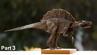 Origami Spinosaurus (Satoshi Kamiya) part 3