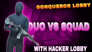 UAZ VEHICLE H@cker LOBBY🔥🥵DUO VS SQUAD #bgmi #pubgmobile #trending #memes #trending #jonathan #live