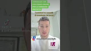 Convalida con colloquio online per le dimissioni protette