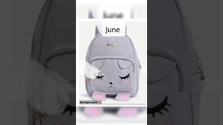 Choose Your Birthday Month and see your beautiful backpack..... ❤❤❤❤❤❤❤❤❤❤❤❤❤ #shorts 💝💝