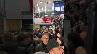 🎶 Trossard again, Ole Ole! 🎶Arsenal fans making themselves heard at the Tottenham Hotspur Stadium. 🔊