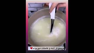 طرز تهیه پنیر پیتزا خانگی (پنیر موزارلا)  How to make homemade  mozzarella cheese