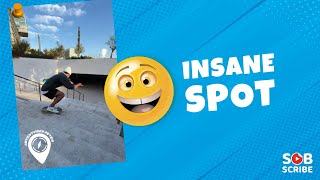 😎 Insane Spot | Skimboard | Skimboarding | Skimboard Tricks 🔥 ADVENTURES FEVER #shorts