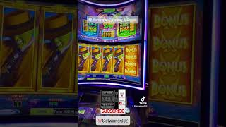 Bonus Win on the Mask Slot Machine! Check this win out! You see the maxed out jackpots!