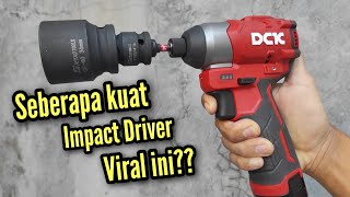 Uji Torsi Kekuatan Impact Driver DCK KDLP04-8ek 12v Brushless | Kita Siksa!!!