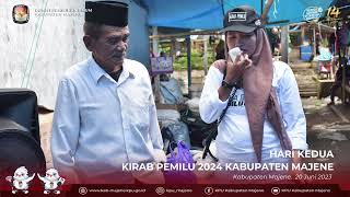 HARI KE-2 (KEDUA) KIRAB PEMILU 2024 - KPU KABUPATEN MAJENE