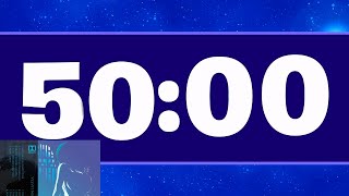 No.3 Vaporwave & Chill-Out 50 Minutes - ⏱ TIMER & ALARM ⏱ - COUNTDOWN (With Music)