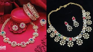 Beautiful Navratna Necklace Designs .Navartna Mala ,Navaratna Set .FASHION FIESTA .