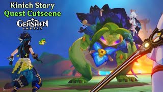 Kinich & Traveler Fights The Mountain King CUTSCENE (Kinich Story Quest) - Genshin Impact