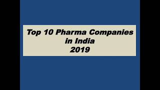 Top 10 Pharma Companies in India 2019