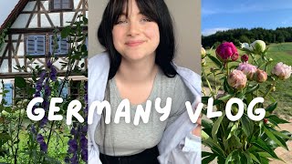 Germany VLOG | living and studying abroad in Europe | visiting a cute tiny village & picking peonies