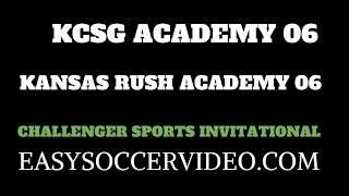 KCSG Academy vs Kansas Rush Academy