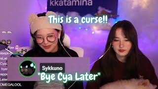 Sykkuno brings out the Valkyrae's SCREAMING and "bye cya later" sound board.