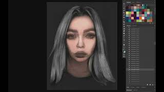 Painting in Photoshop timelapse (source) 2019 01 14