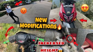 NEW MODIFICATIONS 🔥 || TVS NTORQ 125 (bs6) 🏁 || AsHu46 #ntorq #modified