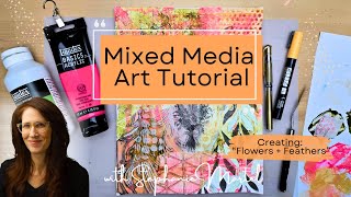 Mixed Media Collage Art Tutorial