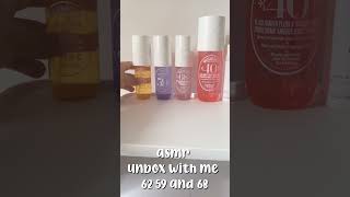 Asmr unbox with me Sol de Janeiro 52 59 and 68🤍💋