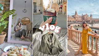 un día conmigo l planes de turista en Sevilla, nueva blazer fav y transformo un espejo con pintura!