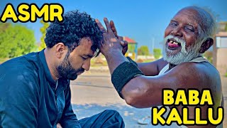 ASMR BABA KALLU REALXING HEAD & BACK MASSAGE  | ASMR RELAX HEAD & BACK MASSAGE NECK CRACKING #asmr