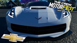 Using the CHEVROLET CORVETTE C7 STINGRAY in the Grand Race **UNDERRATED** - The Crew Motorfest