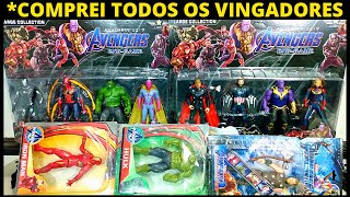 11 Bonecos Avengers Endgame  - Capitão América, Thor, Capitã Marvel, Thanos - Review Vingadores