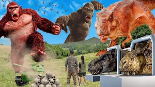 Giant T-rex Attack Scene Ever!| T-rex Chase 2024 | Jurassic Park Fan-Made Film | Dinosaur @Ms.Sandy