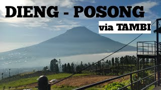 JALUR YANG SANGAT INDAH DAN MEMANJAKAN MATA II DIENG - POSONG LEWAT PERKEBUNAN TEH TAMBI