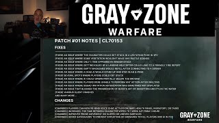 Gray Zone Warfare Patch 1 Fixes and Changes