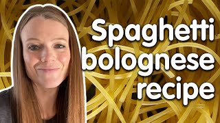 Spaghetti bolognese | Breast Cancer Haven