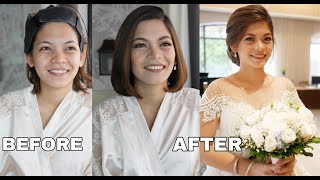 WEDDING HAIR AND MAKEUP TRANSFORMATION | Professional Makeup Artist PH | Jorems Hair and Makeup