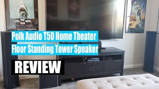 Polk Audio T50 Home Theater Floor Standing Tower Speaker | Review 2021