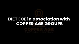 BIET ECE in association with COPPER AGE GROUPS