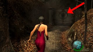 What happens when you enter the first interior with Ada in Resident Evil 4 ?