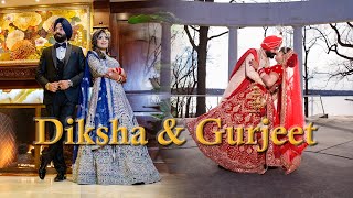 Gurjeet 😍 Diksha Wedding Story [One Touch Studios] Latest Wedding Highlights 2024