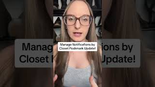 how to manage notifications by closet on poshmark