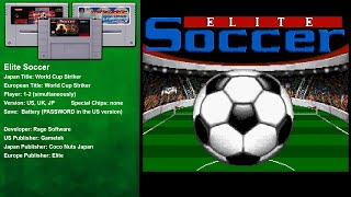 Elite Soccer (SNES) PlayGame World Cup