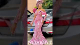 GORGEOUS AND LATEST FRESH PINK ASOEBI STYLES FOR LADIES #styles #fashion #asoebistyles #gown #lace