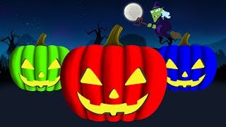 Scary Pumpkin Colors | Educational Video | Learn English