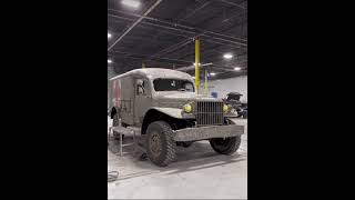 WAR Ambulance Resto Pt.2! #youtubeshorts #shorts #history #restoration #shop #indy #viral #explore