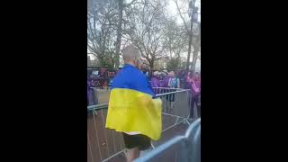 UNBREAKABLE UKRAINIAN WARRIOR IN LONDON MARATHON