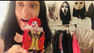 🤡🎃Creepy clown unboxing ! #halloween #vlog #horror #clown 🎃🤡