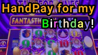 Indian Dreaming Handpay - ALL I want for my Birthday is 50 Subscribers! #slots #wonder4 #casino